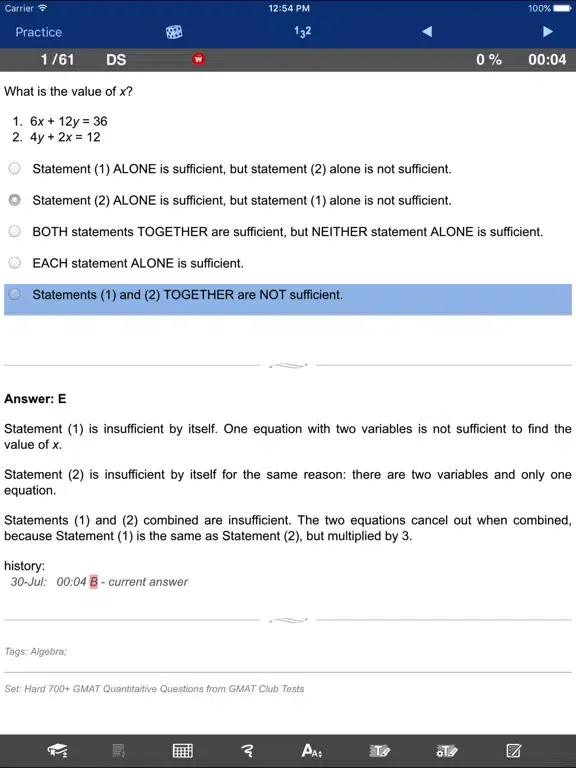 GMAT ToolKit 2 iPad  Screenshots