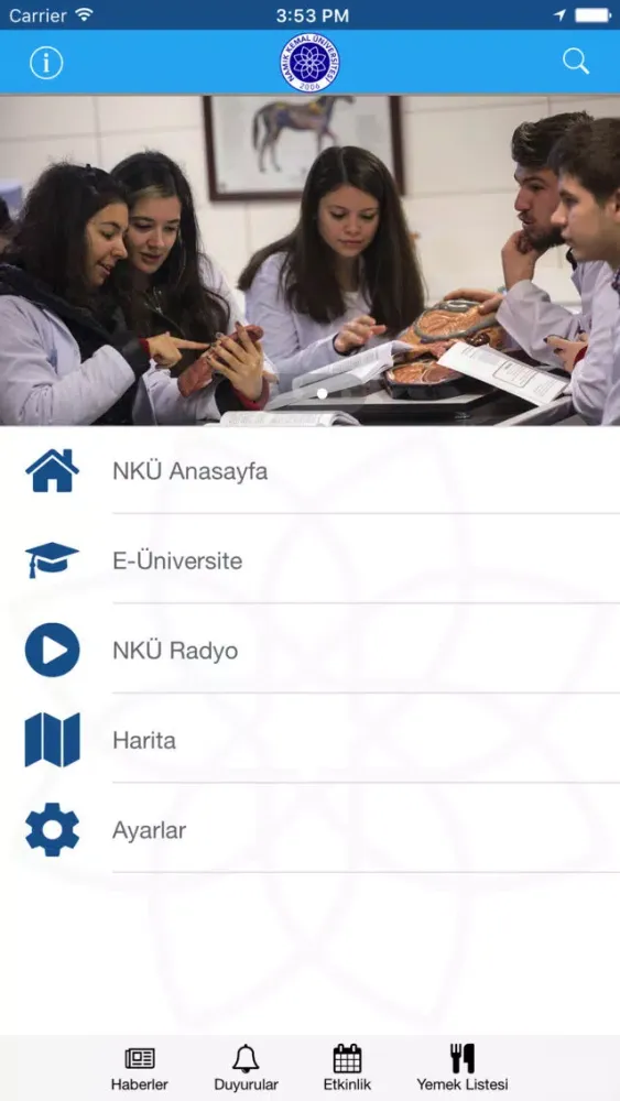 NKÜ Mobil Screenshots