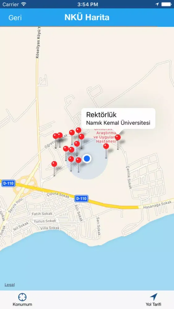 NKÜ Mobil Screenshots