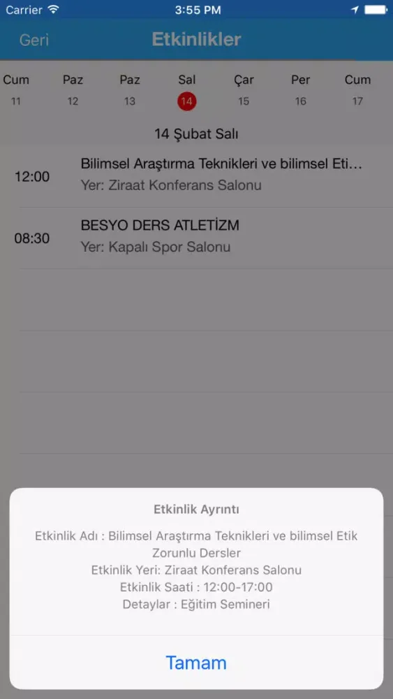 NKÜ Mobil Screenshots