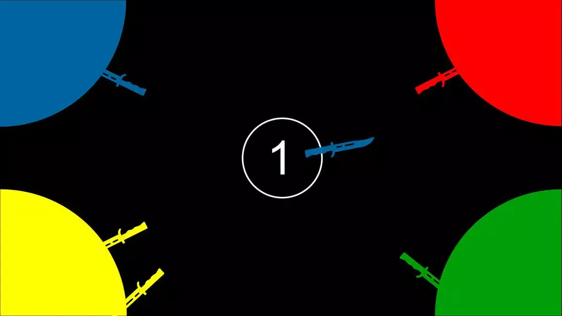 Capturas de tela do Knife Masters!