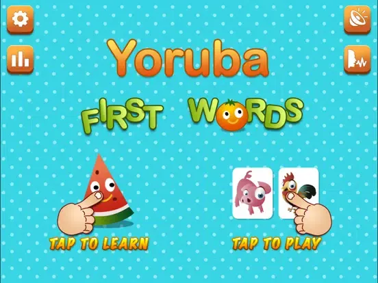 Скриншоты Yoruba First Words iPad 