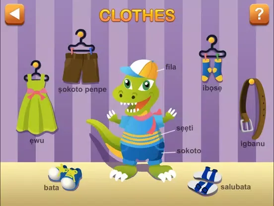 Скриншоты Yoruba First Words iPad 
