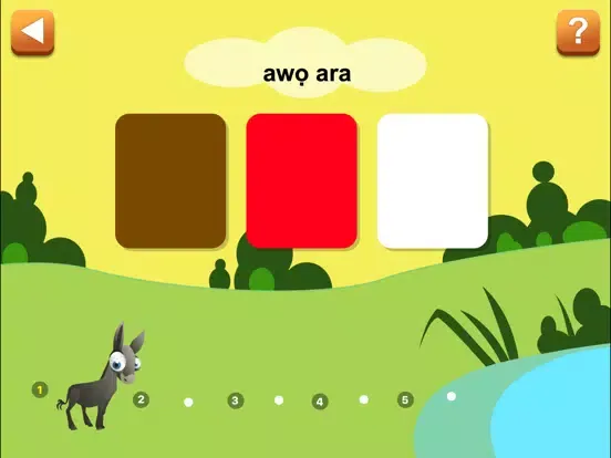 Скриншоты Yoruba First Words iPad 