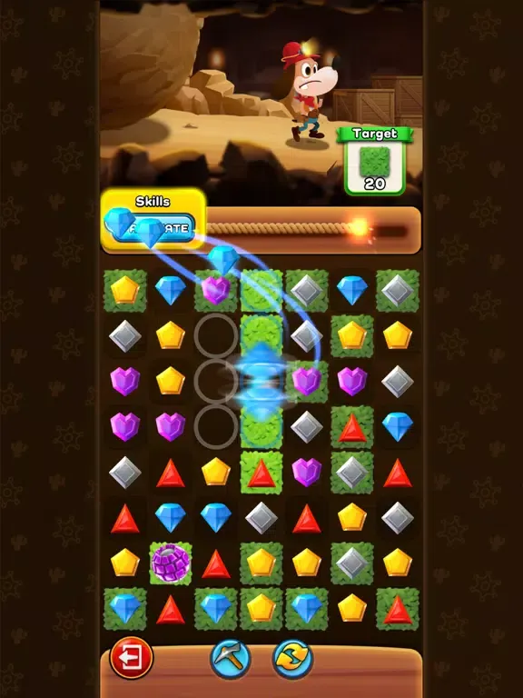 Ảnh chụp màn hình của Match Heroes - PvP Match 3 iPad 