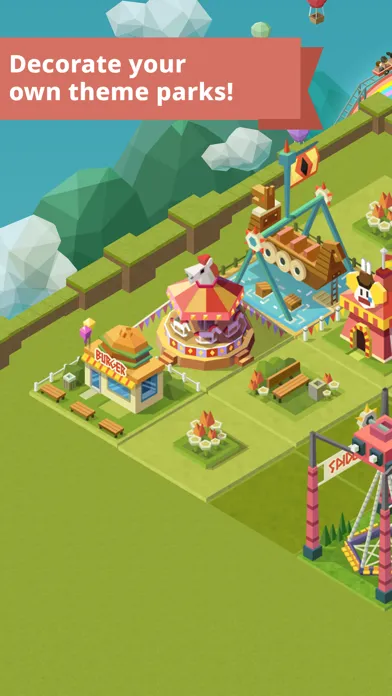 Capturas de pantalla de Merge Tycoon: 2048 Theme Park