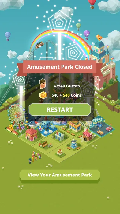 Capturas de pantalla de Merge Tycoon: 2048 Theme Park