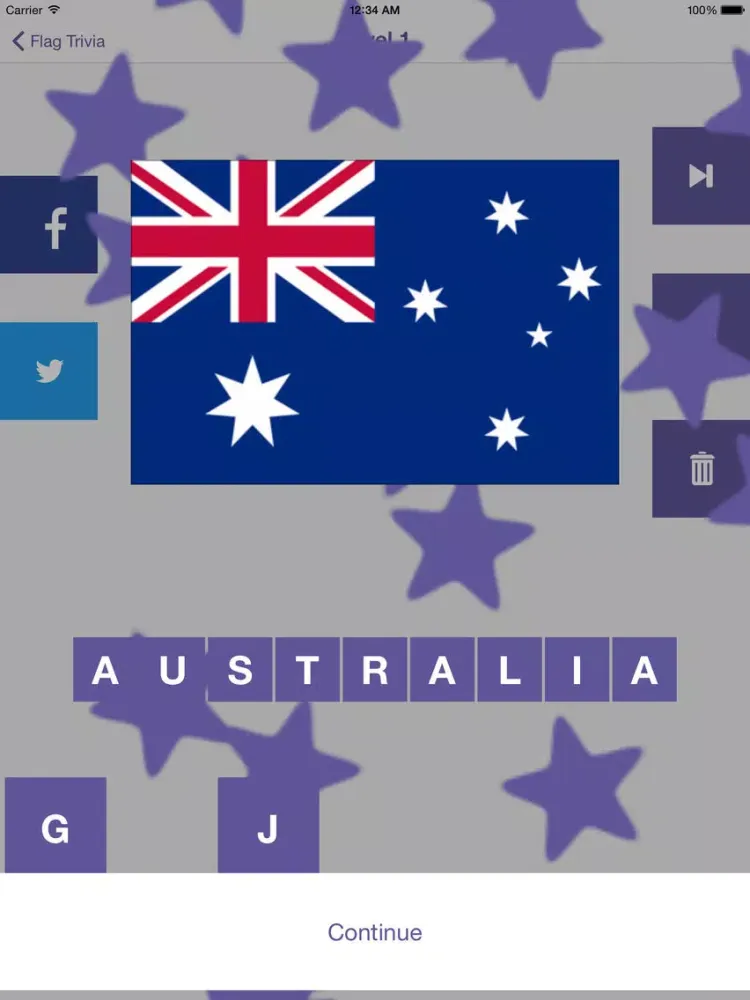 Flag Trivia - Guess the Flags around the World iPad  스크린샷