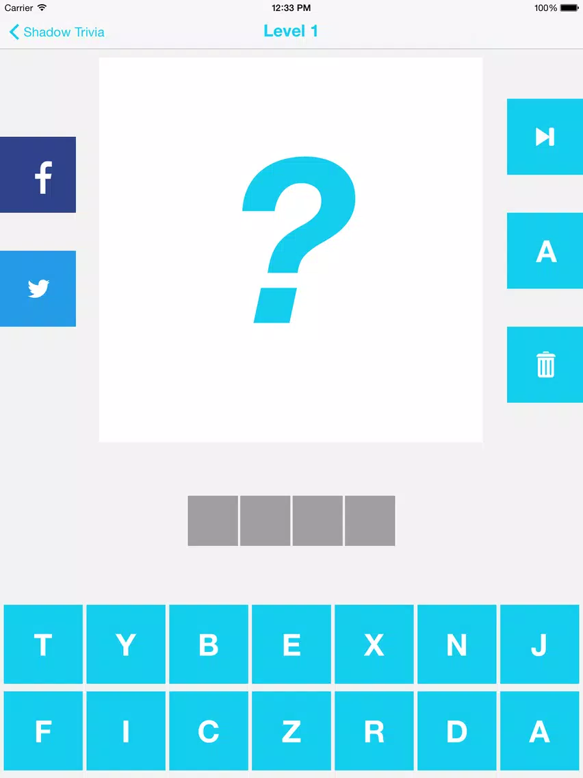 Shadow Trivia - Guess the Shadows iPad  سکرین شاٹس