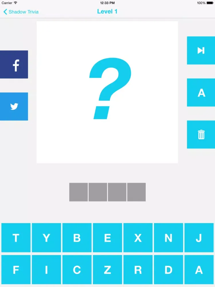 Shadow Trivia - Guess the Shadows iPad  스크린샷