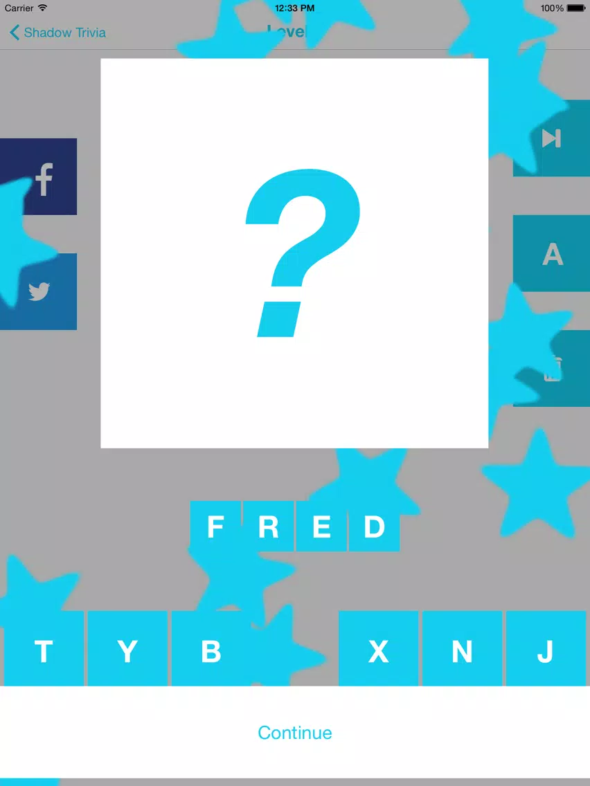 Shadow Trivia - Guess the Shadows iPad  سکرین شاٹس