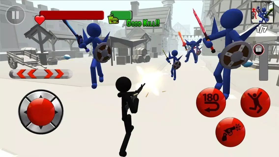 Скриншоты Stickman 3D Shooting Pro