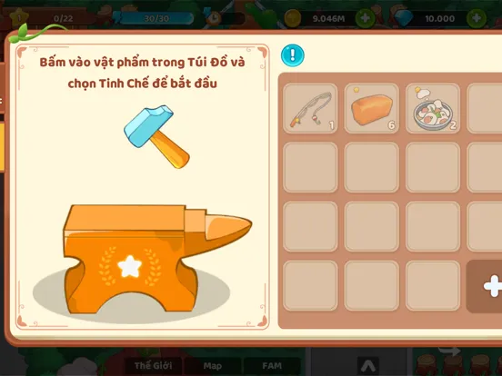 Ảnh chụp màn hình của CropTown iPad 