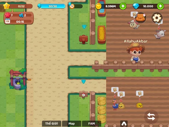 Ảnh chụp màn hình của CropTown iPad 