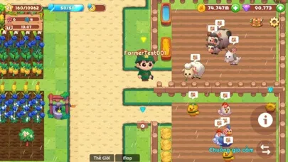 Ảnh chụp màn hình của CropTown