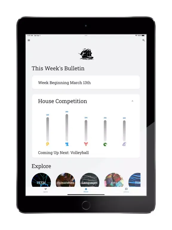 NLCS Hub iPad  Screenshots