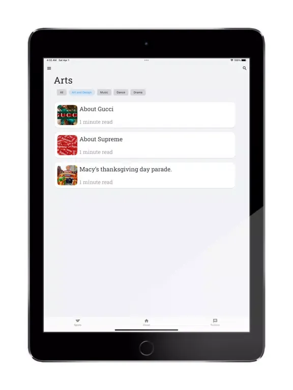 NLCS Hub iPad  Screenshots