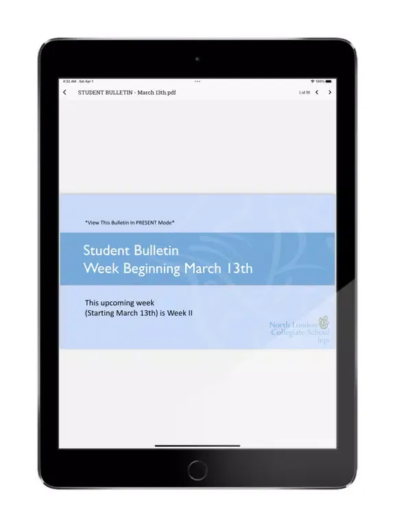 NLCS Hub iPad  Screenshots