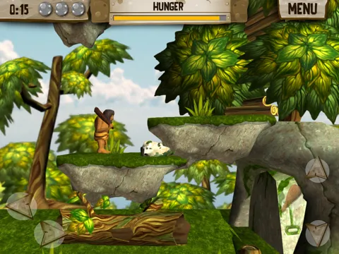 Hungry Dude - Free Game - Let's go back to the prehistoric age, and look how the caveman survive iPad  Screenshots