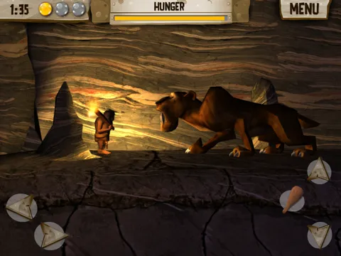 Hungry Dude - Free Game - Let's go back to the prehistoric age, and look how the caveman survive iPad  Screenshots