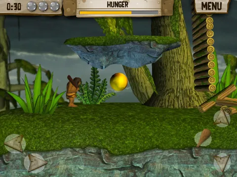 Hungry Dude - Free Game - Let's go back to the prehistoric age, and look how the caveman survive iPad  Screenshots