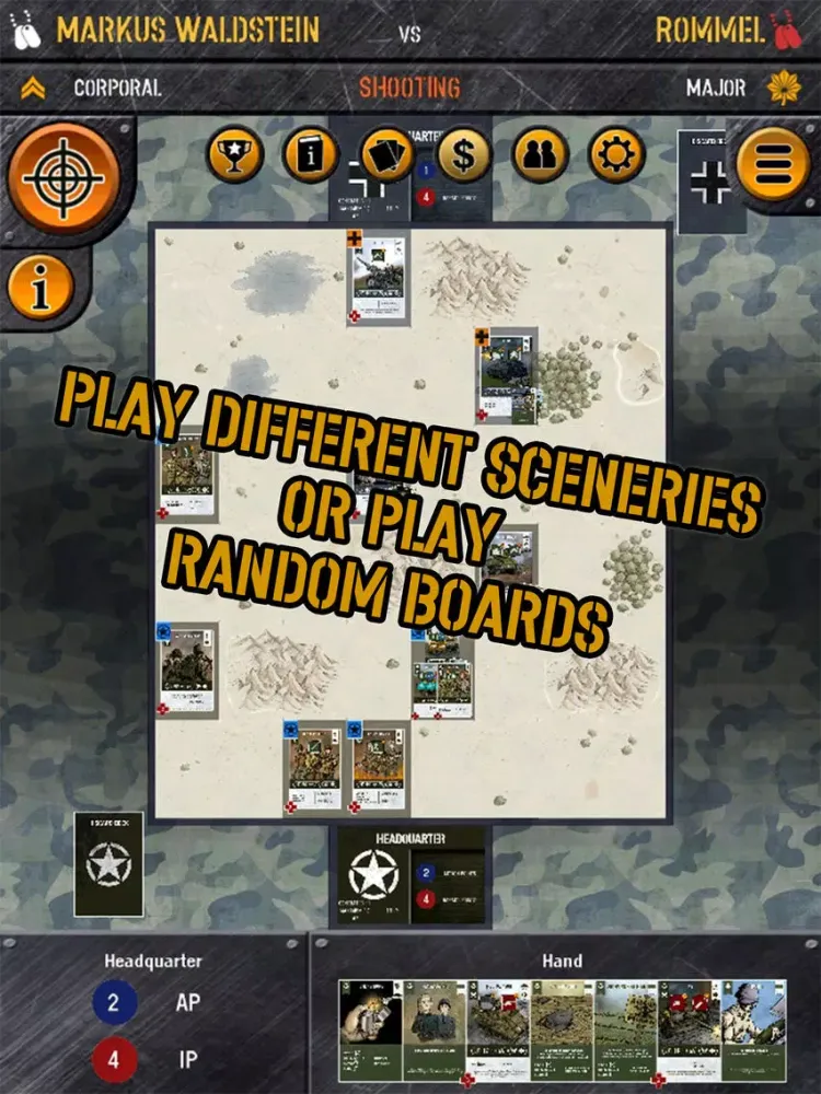 Скриншоты WWII Tactics Card Game iPad 