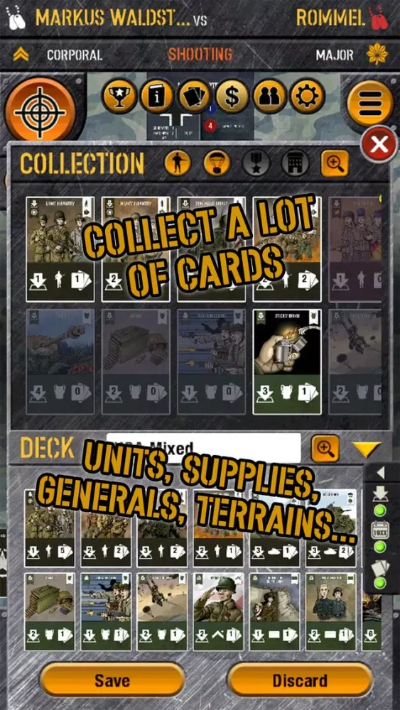 Скриншоты WWII Tactics Card Game