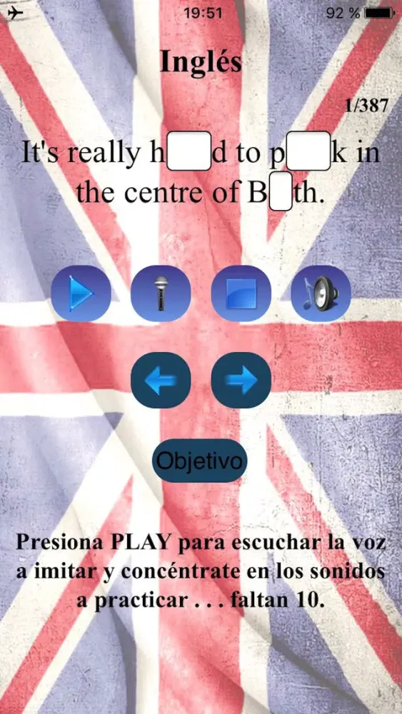 Capturas de pantalla de Inglés Británico Sonidos
