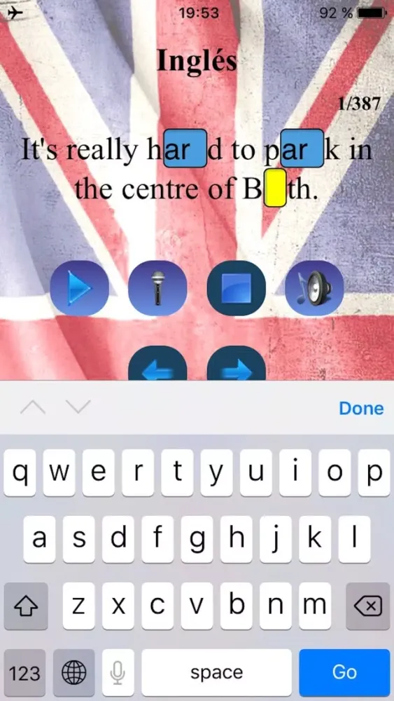 Capturas de pantalla de Inglés Británico Sonidos