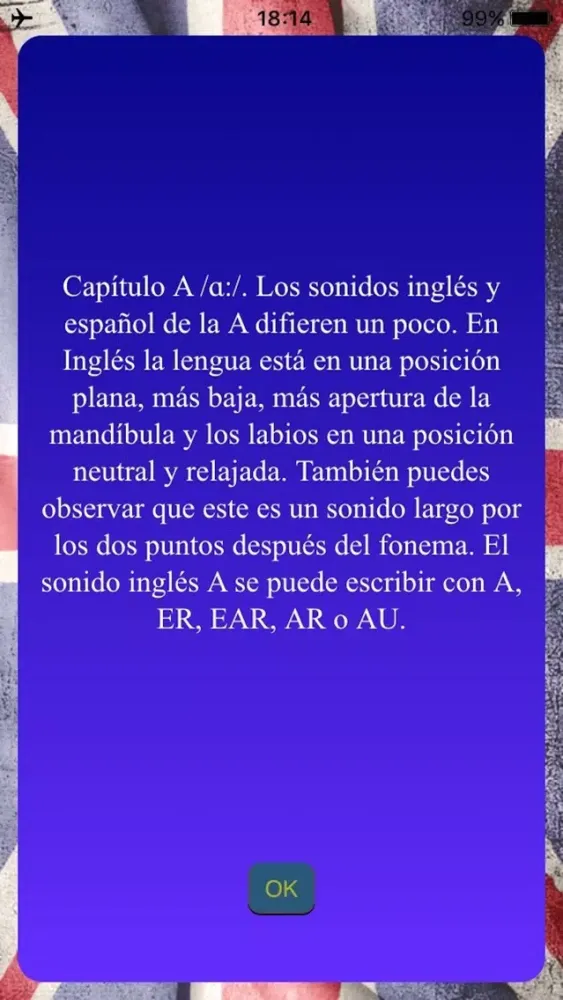 Capturas de pantalla de Inglés Británico Sonidos