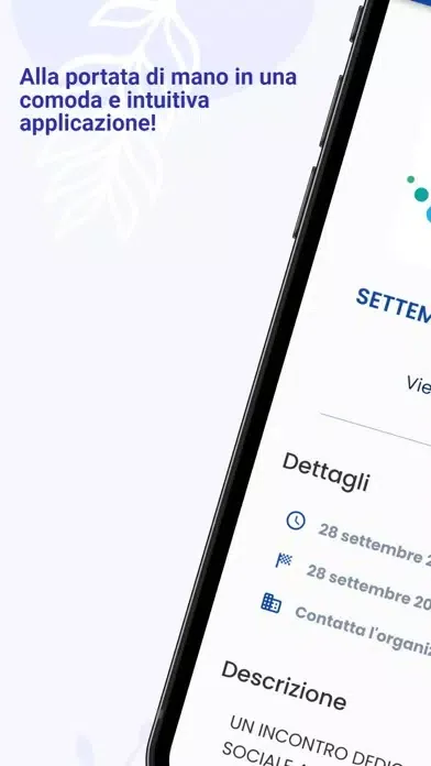 Tangkapan layar Rete Sociale App