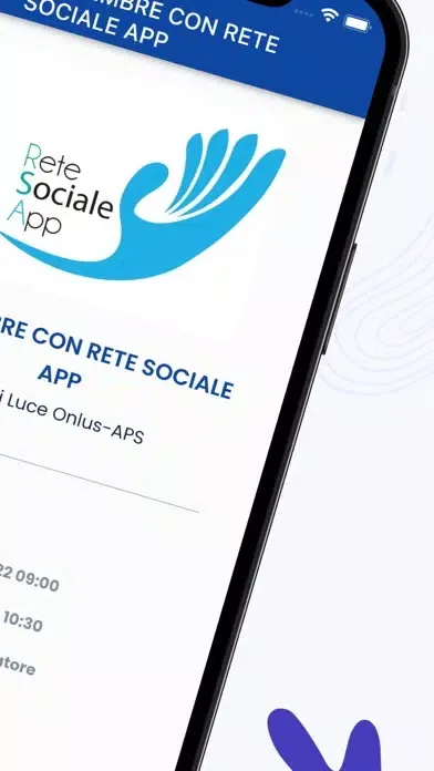 Tangkapan layar Rete Sociale App