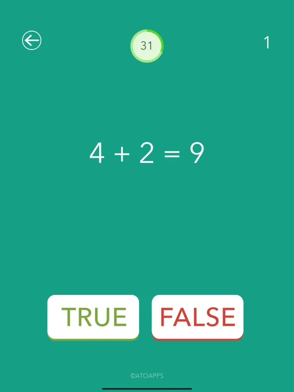 Captures d'écran de 1s Speed Math iPad 