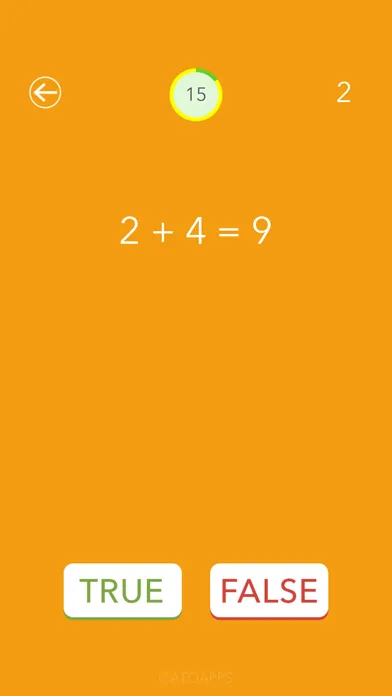 Captures d'écran de 1s Speed Math