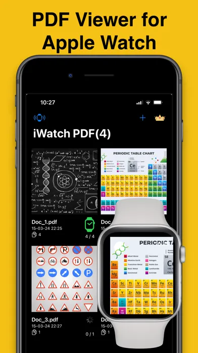 Ảnh chụp màn hình của iWatch PDF Viewer