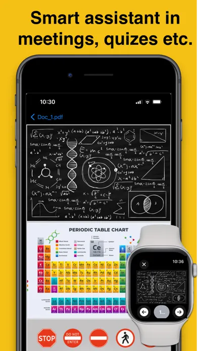 Ảnh chụp màn hình của iWatch PDF Viewer