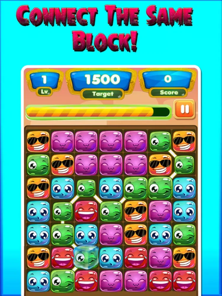 Tangkapan layar Block Connect - Connect Jelly Blocks Puzzle Game iPad 