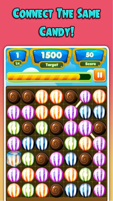 Candy Fruits Mania - Juicy Fruit Puzzle Connect Screenshots