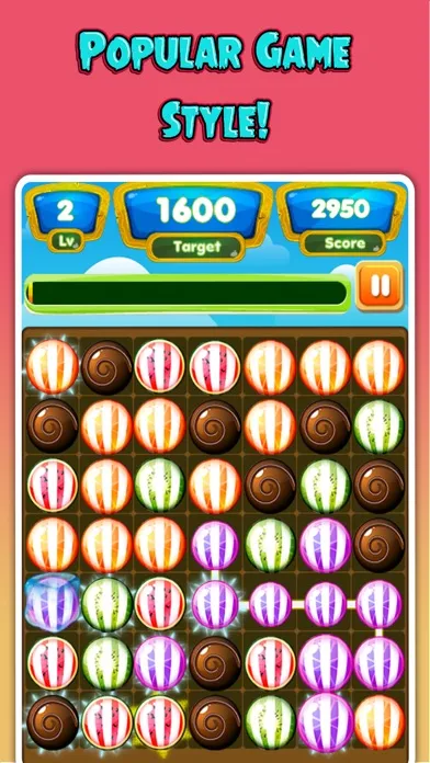 Candy Fruits Mania - Juicy Fruit Puzzle Connect Screenshots