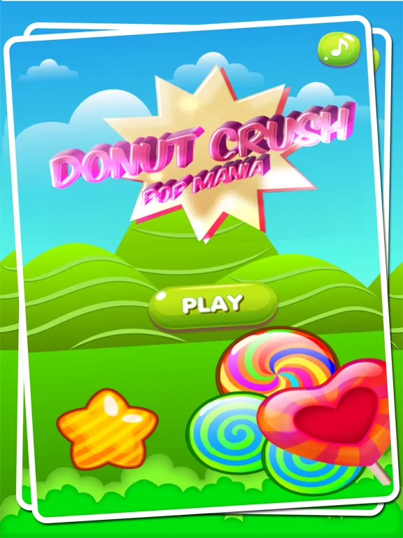 Donut Crush Pop Mania iPad  스크린샷