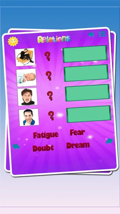 Скриншоты Educational Feeling Sense Puzzle : Word Feeling Sense Learn English Vocabulary Puzzle Game For Kids And Toddler