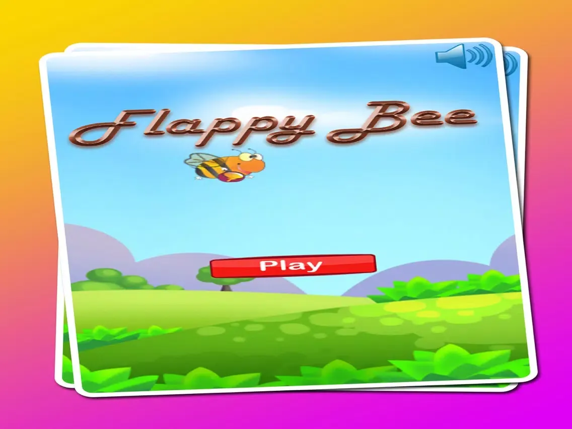 Capturas de pantalla de Flappy Bee : The Flappy Bee Fly Adventure World Free Games For Kids & Adults Classic Wings iPad 