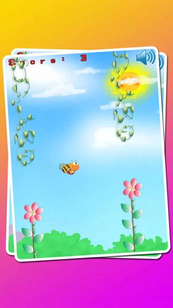 Capturas de pantalla de Flappy Bee : The Flappy Bee Fly Adventure World Free Games For Kids & Adults Classic Wings
