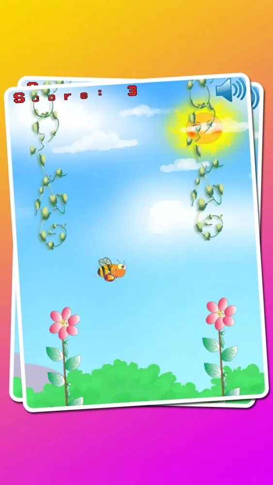 Capturas de pantalla de Flappy Bee : The Flappy Bee Fly Adventure World Free Games For Kids & Adults Classic Wings