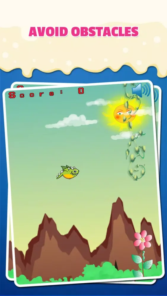 Flappy Dragon : In Mountain City Angry Dragon Is Flying Adventure Avoid Obstacles应用截图