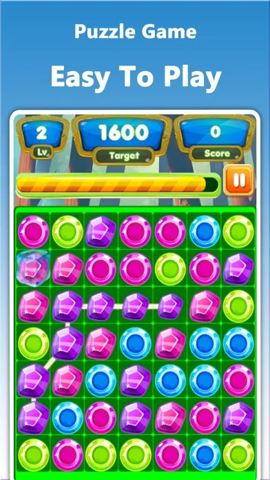 Gems Dash Match3 - Fun Puzzle World Game स्क्रीनशॉट