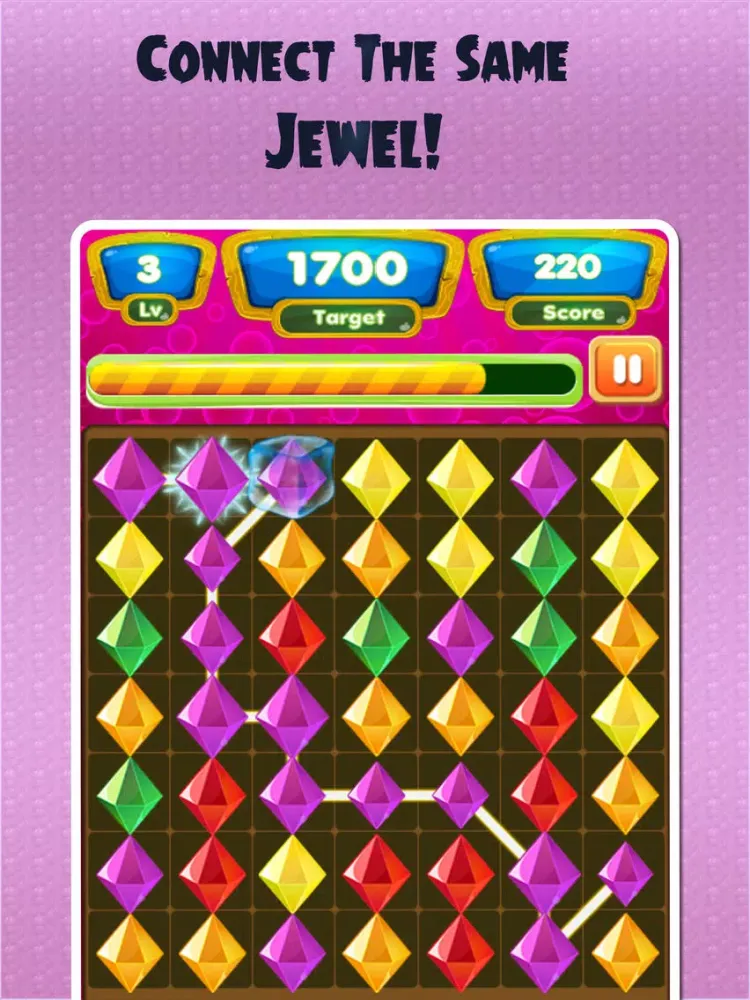 Captures d'écran de Jewel Blast Mania Adventures World - Match 3 Games iPad 