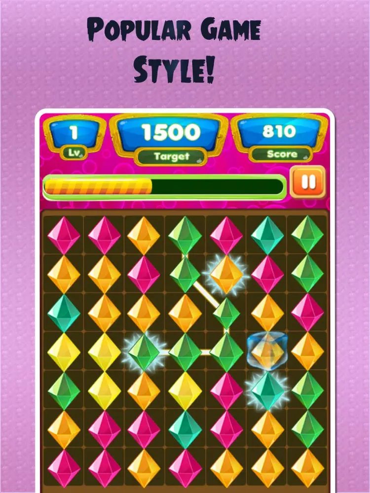 Captures d'écran de Jewel Blast Mania Adventures World - Match 3 Games iPad 