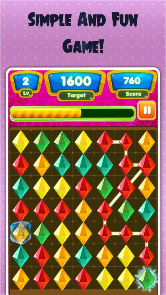 Captures d'écran de Jewel Blast Mania Adventures World - Match 3 Games