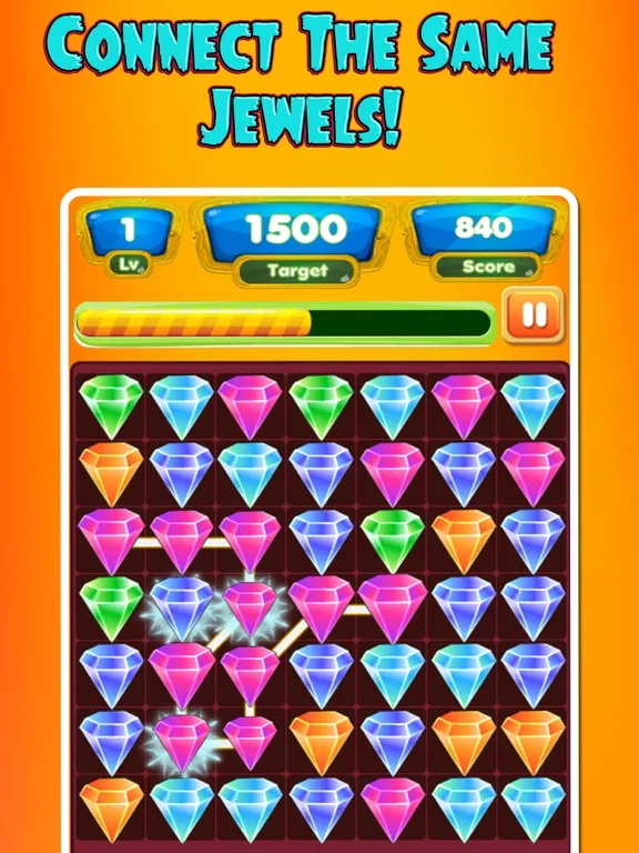 Jewel Galaxy Connect Lines Deluxe iPad 应用截图
